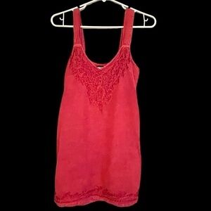 Summer‎ Red Cotton tank